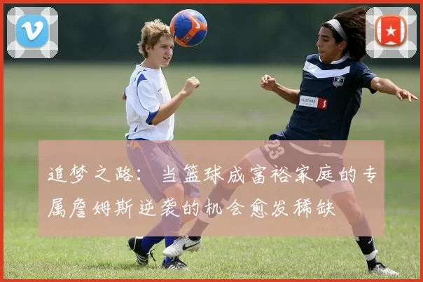 追梦之路:当篮球成富裕家庭的专属詹姆斯逆袭的机会愈发稀缺